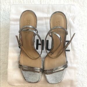 SCHUTZ Altina Heels Silver